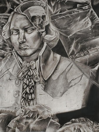 2021 full Charcoal realism drawing